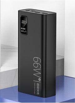 Power Bank 20000mAh PD 66W Super Fast Charging Flash charging Quick Charge 100% Original  Power bank With cable Black
