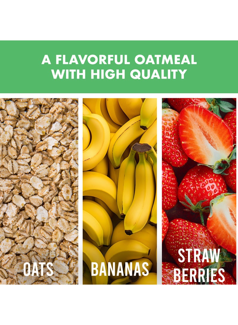 Auga Organic Banana And Strawberry Wholegrain Oatmeal Porridge  - Image 3
