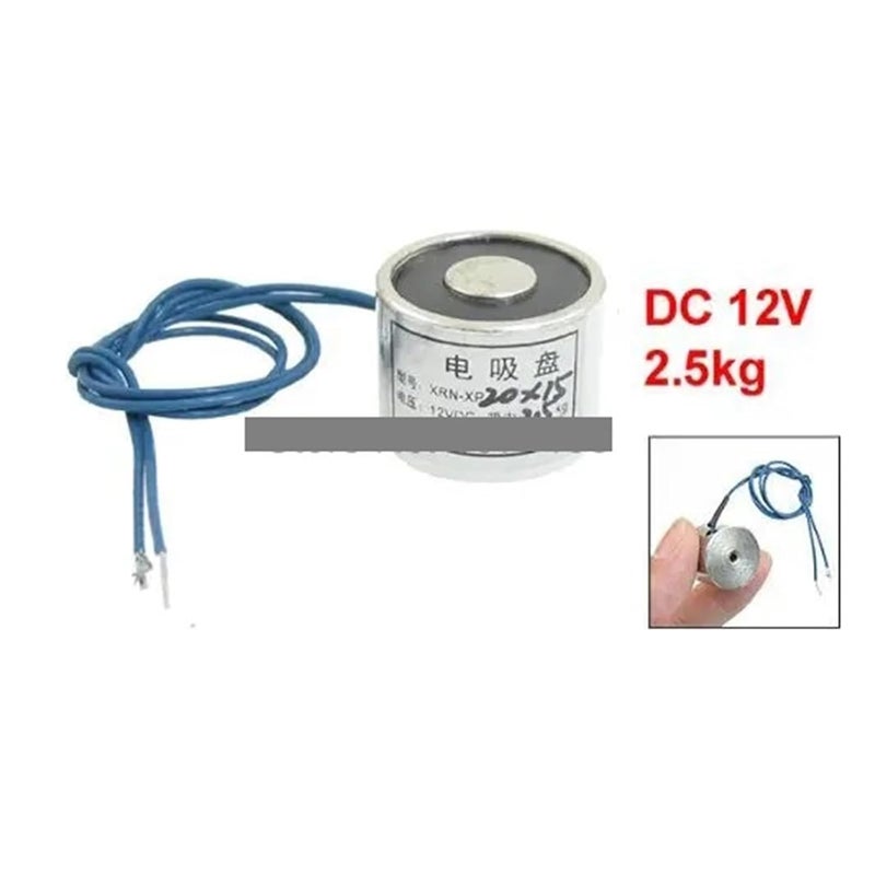XRN XP20X15 20x15mm 12VDC 2 5Kg Lifting Electromagnet Sucked Magnet - Image 3