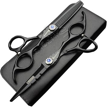 SHARONDS 6inch Hair Clipper Set Hair Clippers thinning Scissors Suitable for Hairdressers and Household use 6 inch 2pcA - Image 1