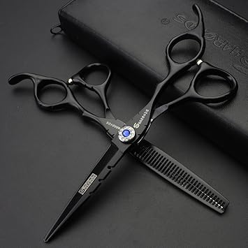 SHARONDS 6inch Hair Clipper Set Hair Clippers thinning Scissors Suitable for Hairdressers and Household use 6 inch 2pcA - Image 3