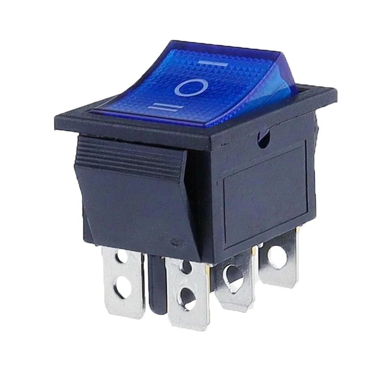مفتاح الصخور الزرقاء تشغيل إيقاف تشغيل 3 أوضاع 16 أمبير 250 فولت تيار متردد 20 أمبير 125 فولت تيار متردد مفتاح طاقة 1 قطعة - Image 1