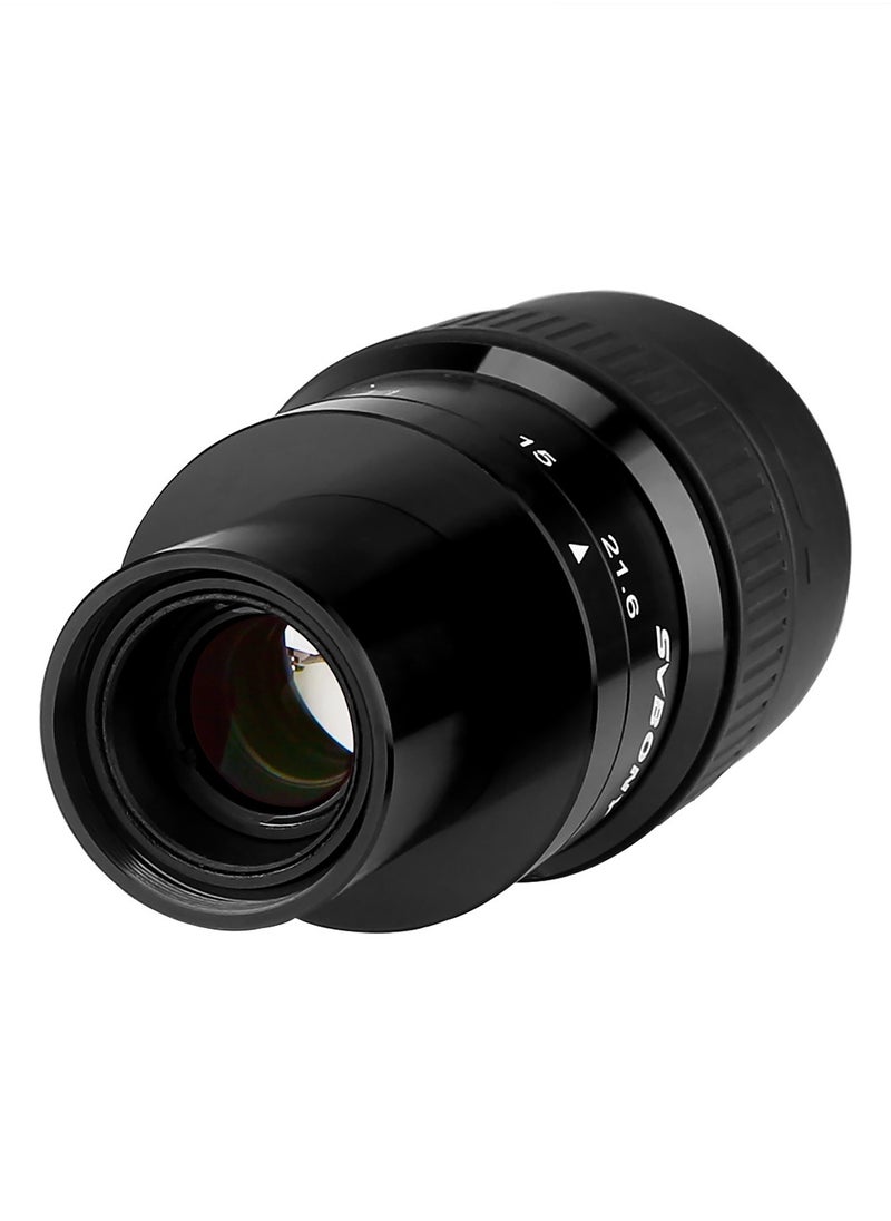 SVBONY - Black 1.25-Inch 7.2-21.6mm Zoom Eyepiece – Wide-Angle Telescope Eyepiece with High-Contrast Optics, Multi-Element Glass, and 18-20mm Eye Relief for Comfortable Viewing - Image 1