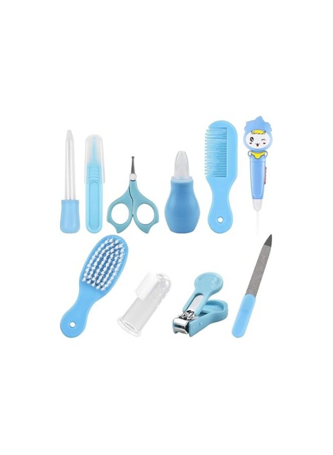 10 in 1 Baby Health & Care Set, Baby Hair Brush/Nail Clipper/Nose Cleaner/Finger Toothbrush/Nail Clipper  - Image 3