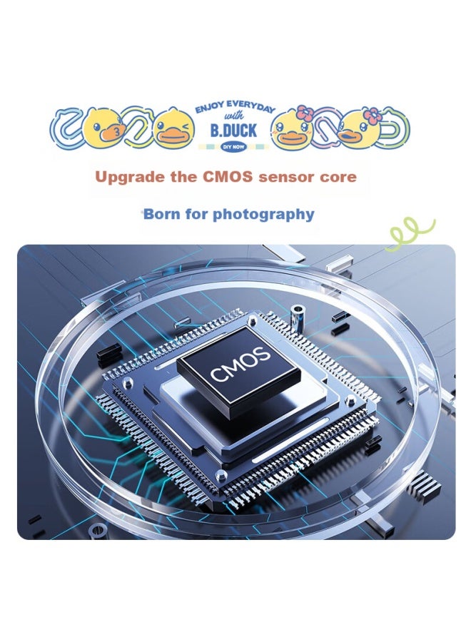 Caizu Little Yellow Duck Dual-camera 6400w Digital Camera, Selfie Vlog Mini Camera, Student Campus Entry-level Camera, Can Transfer Photos To Phone, Replace Ccd Camera - Image 5