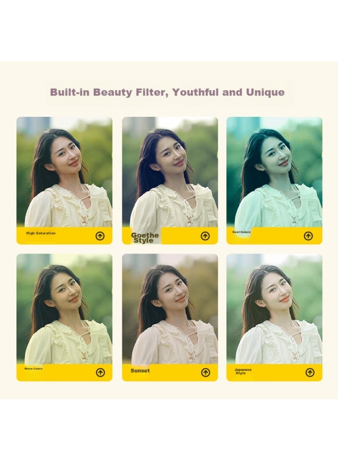 Caizu Little Yellow Duck Dual-camera 6400w Digital Camera, Selfie Vlog Mini Camera, Student Campus Entry-level Camera, Can Transfer Photos To Phone, Replace Ccd Camera - Image 4
