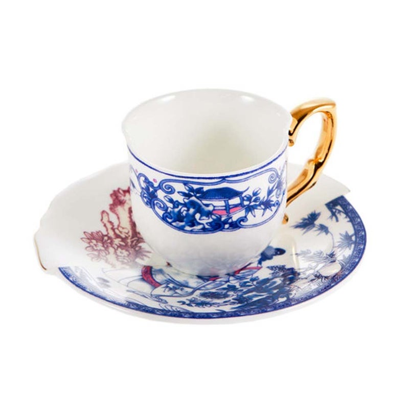 Seletti 09741 Hybrid Coffee Cup MultiColoured Eufemia Unica