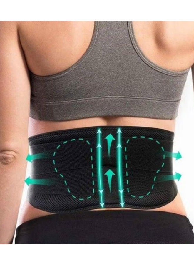 EETU Acupressure Kidney Care Belt,Tourmaline Self-Heating Waist Support Belt,Magnetic Field Therapy Lumbar Belt,Lower Back Belt Brace,Adjustable Straps For Pain Relief Sciatica-L - Image 1