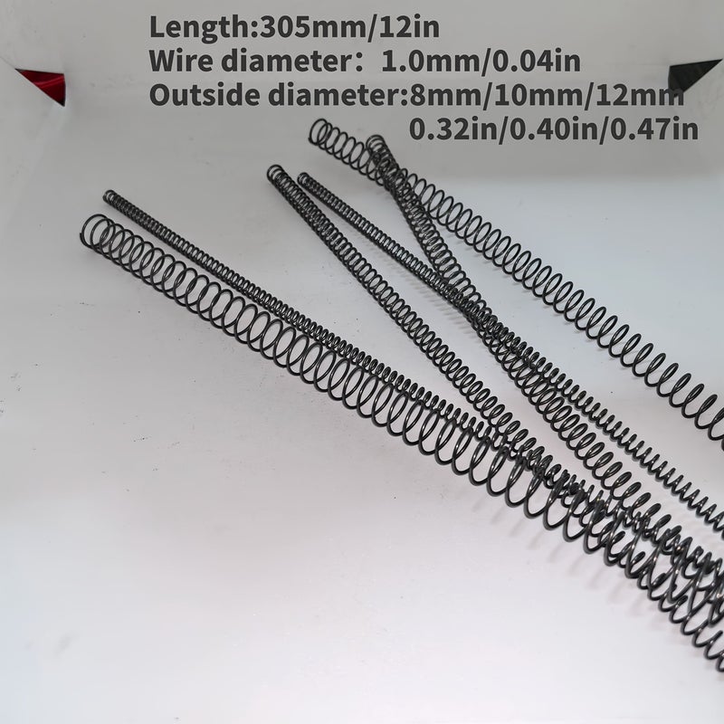 Spring Steel Wire 1mm Diameter 10mm Outer Diameter 305mm Length for DIY Home Repair - Image 2