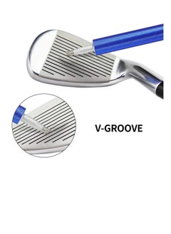 Excefore Golf Clean Tool Set, Golf Club Groove Sharpener, Re-Grooving Cleaning Tool for Wedges Irons with Magnetic Connection Design (Blue)  - Image 3