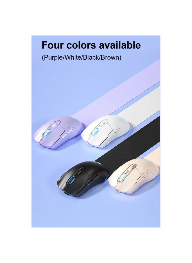 AULA - SC525 Wireless,Bluetooth Dual Mode RGB Gaming Mouse - Optical Sensor 4,600 DPI With Gripe Tape - Rechargeable USB C - Image 1