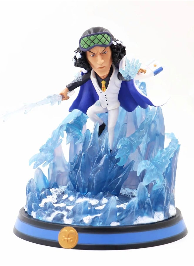 One Piece One Piece Kuzan Action Figure Decorative Resin Sculpture Home Decor Statue, Art Figurine Home Ornament Decoration for Office, Living Room, Bedroom, Book Shelf, TV Cabinet, Desktop  - Image 1