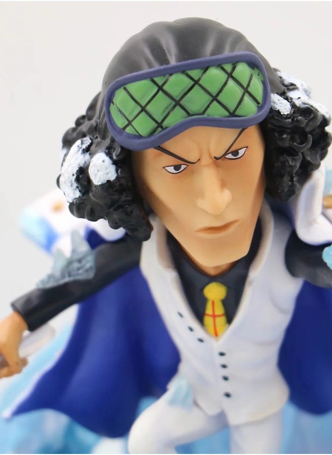 One Piece One Piece Kuzan Action Figure Decorative Resin Sculpture Home Decor Statue, Art Figurine Home Ornament Decoration for Office, Living Room, Bedroom, Book Shelf, TV Cabinet, Desktop  - Image 2