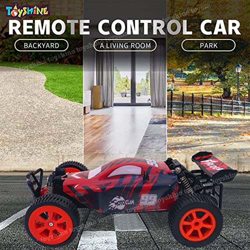 Toyshine Moto Clon F1 Rider Remote Control Truck Car 2.4 GHz System 1:18 Scale Size Working Suspension - Red - Image 3
