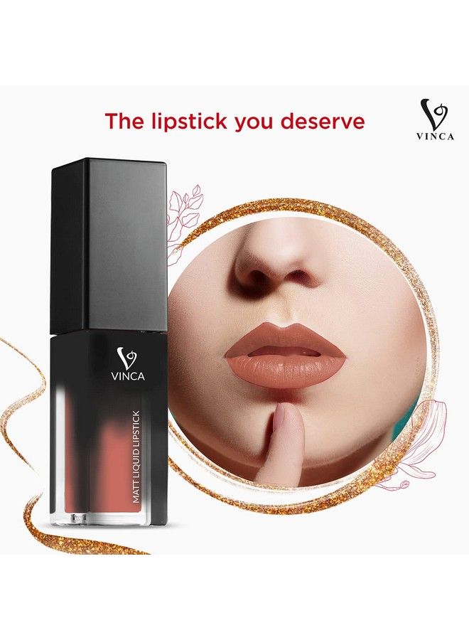 VINCA Matt Liquid Lipstick 16 Lovable 5.5Ml - Image 5