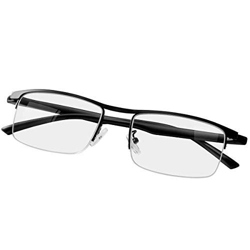 MIRYEA Progressive Multifocus Computer Reading Glasses Blue Light Blocking Multifocal Readers for Men and Women Multi Focus Eyeglasses Eyewear Anti Glare Light Weight TR90 Semi-rimless Frame - Image 2