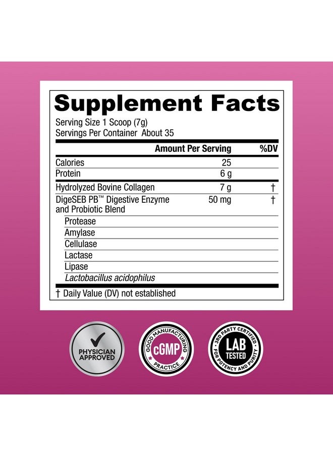 Physician's CHOICE Physician's CHOICE Collagen Peptides - Hydrolyzed Protein Powder for Hair, Skin, Joints - Grass Fed, Non-GMO  - Image 2