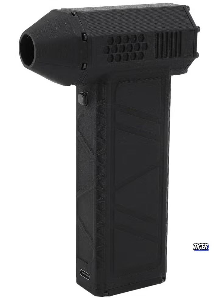 TIGER نفاث هواء عالي السرعة 300,000 دورة في الدقيقة | مدمج وخفيف الوزن | مادة مقاومة للحرارة | شحن سريع من نوع C | منفاخ هواء قوي للإلكترونيات، تنظيف الكمبيوتر والمزيد - Image 1