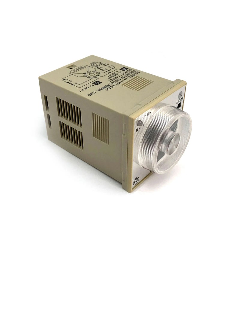 8 Pin Timer Multi Range Din Rail Mount 24-240V AC/DC TM48S Auspicious TM48S-3/30S  - Image 1