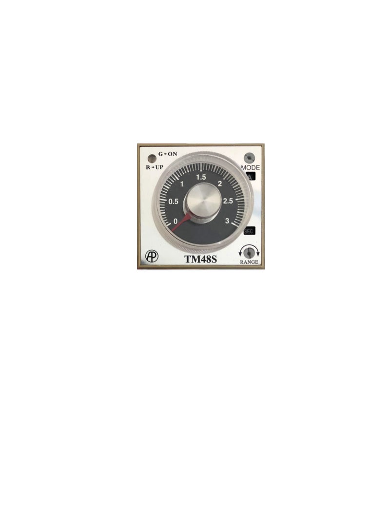 8 Pin Timer Multi Range Din Rail Mount 24-240V AC/DC TM48S Auspicious TM48S-3/30S  - Image 3