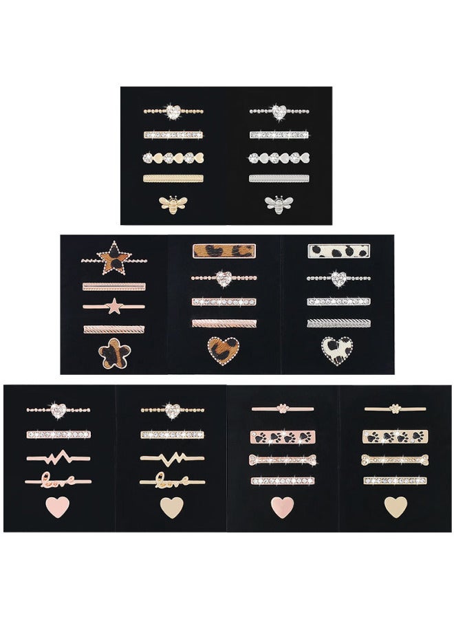 سوار ساعة سيليكون عالمي، حلقة زخرفية، ملحق ساعة ذكي، مشبك زخرفي - اللون: ذهبي وردي 8 - Image 3