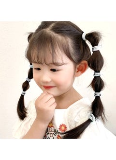 GoodBuy Girly white school nursery elastic hair bobbles ties, 100 pieces  - Image 2