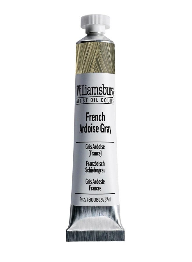 Williamsburg Artist Oil Colors by GOLDEN, French Ardoise Grey, 37 ml tube, Professional Oil Paint, Transparent - Image 1