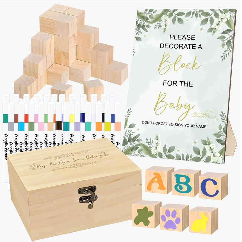 EIGTWEN 78 PCS Fun Baby Shower Games Sign Kit Unique Baby Shower Ideas Funniest Games Ever Where You Can Draw to Your Hearts Content Suitable for Boy and Girls - Image 2