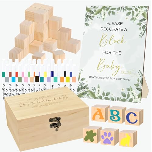 EIGTWEN 78 PCS Fun Baby Shower Games Sign Kit Unique Baby Shower Ideas Funniest Games Ever Where You Can Draw to Your Hearts Content Suitable for Boy and Girls - Image 1