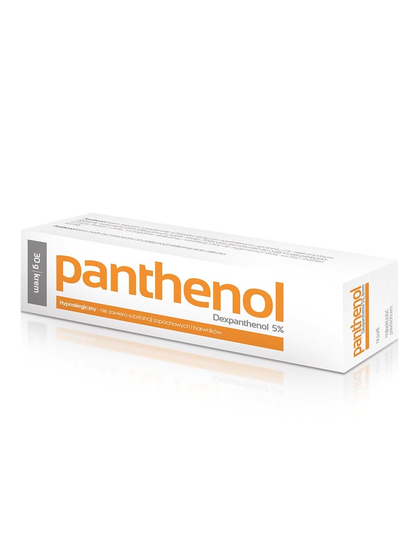 Aflofarm - Panthenol  Cream Ideal for SunExposed or WeatherAffected Skin Moisturizes Dry Skin Nutritional Skincare for Soft and Sensitive Skin  30g - Image 1
