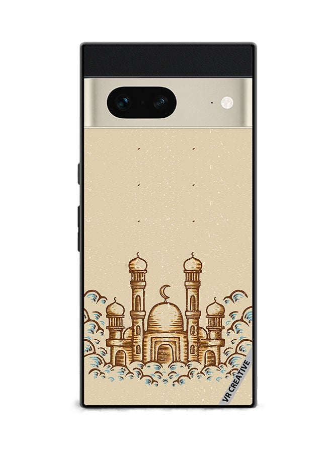 VR CREATIVE Protective Case Cover For Google Pixel 7 Mosque Design Multicolour - Image 1