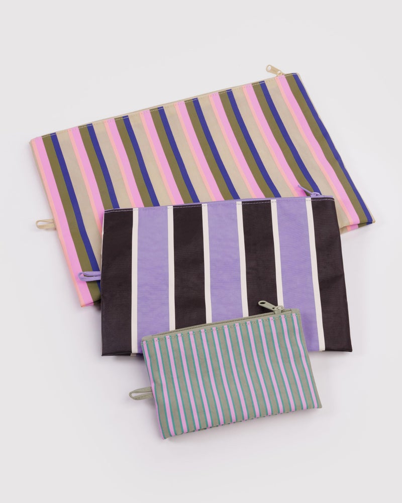 BAGGU Go Pouch Set - Candy Shop Stripes - Image 3
