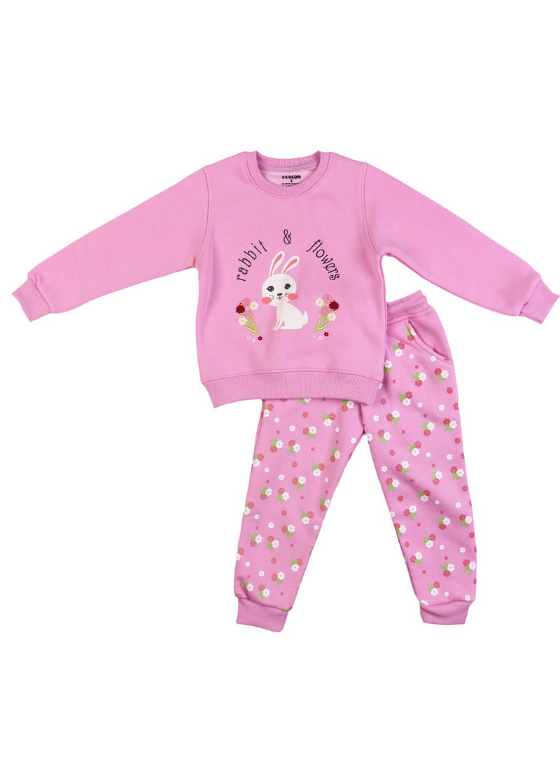 زيركون بيجامة شتوي بناتي - 2236 - Image 1