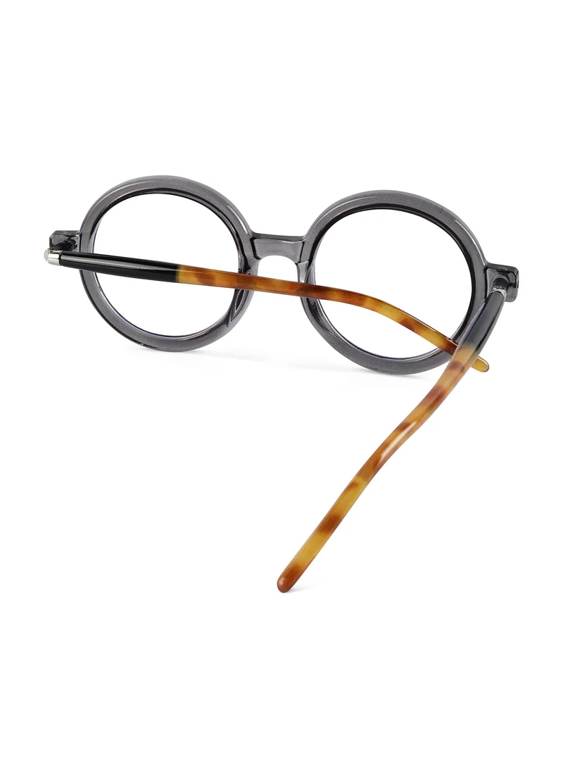 Woggles Swirl Grey Round Sunglasses| 100% UV Protected| Men & Women