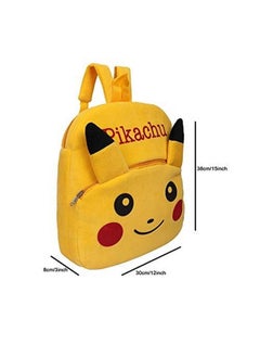 Blue Tree Blue Tree Cute Kids Backpack Toddler Bag Plush Animal Cartoon Mini Travel Bag for Baby Girl Boy 1-6 Years (New-Pikachu)  - Image 4
