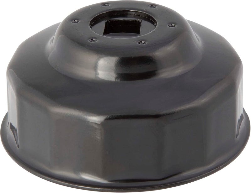 Steelman 64mm x 14 Flute Oil Filter Cap Wrench, 3/8-inch Drive, Low-Profile Design for Confined Space - Image 1