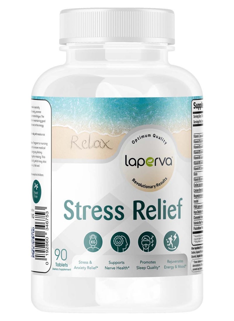 Laperva Stress Relief 90 Tab Reduce Stress and Nervous Tension 