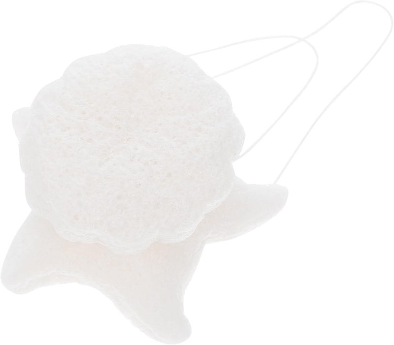 Bath Sponge Set 2pcs Konjac Soft Shower Sponges and Flower Shapes for Body Exfoliating and Gentle Bathing - Image 1
