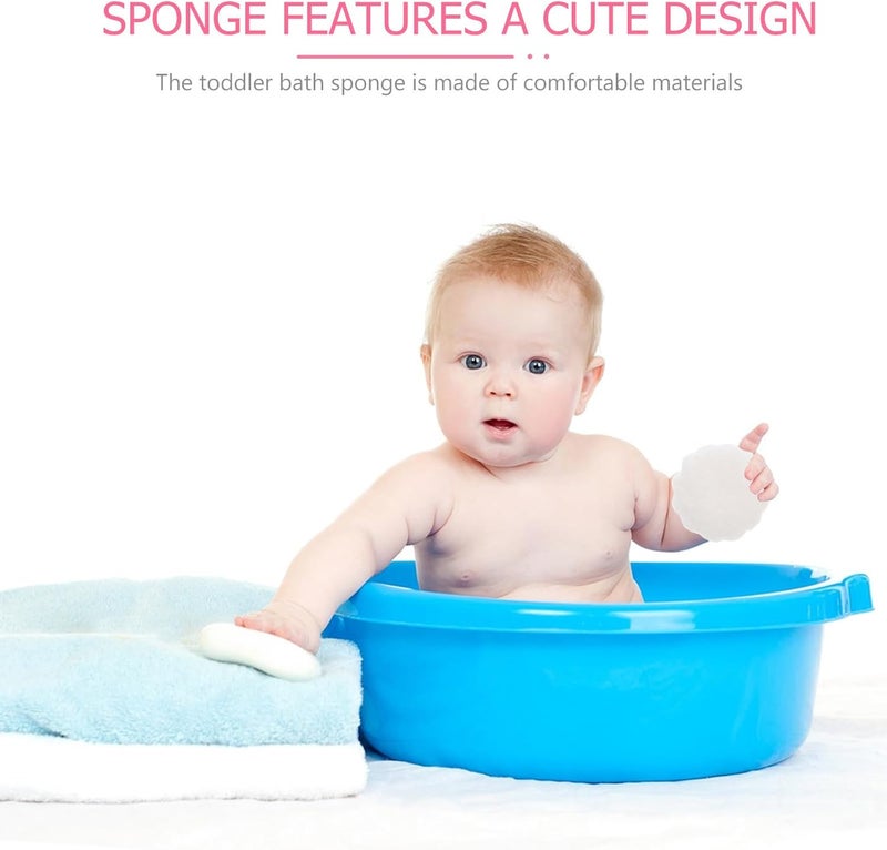 Bath Sponge Set 2pcs Konjac Soft Shower Sponges and Flower Shapes for Body Exfoliating and Gentle Bathing - Image 3