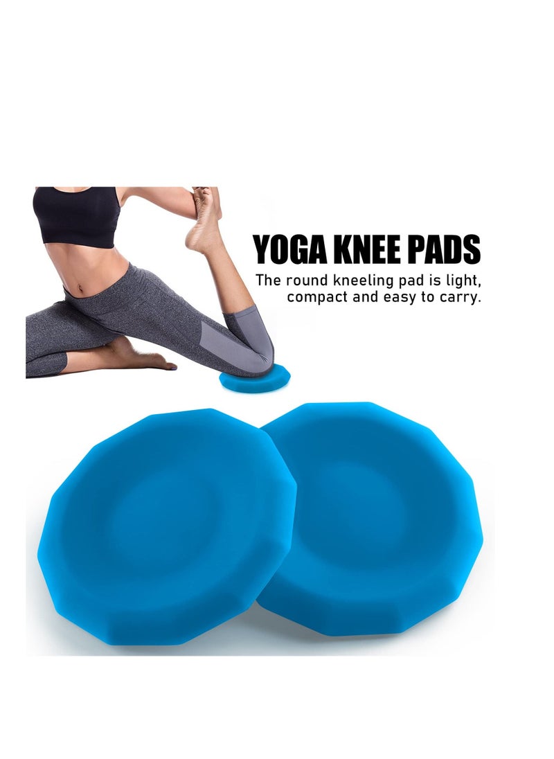 SYOSI Yoga Knee Pad, Anti Slip Foam Yoga Kneeling Pad, 2PCS Thick Exercise Workout Knee Pad for Women and Men, Sports Balance Cushion for Protecting Knee, Elbow, Hand  - Image 2