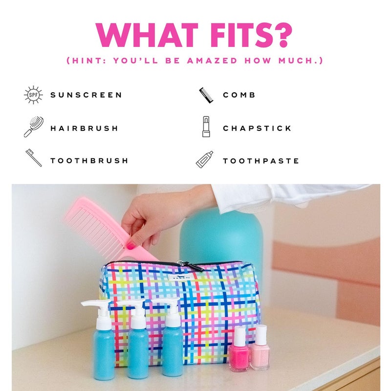 SCOUT Packin' Heat - Large, Water-Resistant, Zip Close Makeup Bag for Women- Toiletry Travel Bag - Cosmetic Bag - Image 3