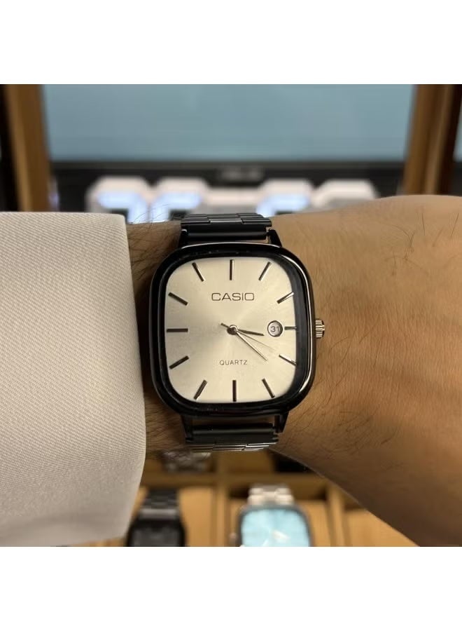 Casio Classic Watch with Stainless Steel Bracelet