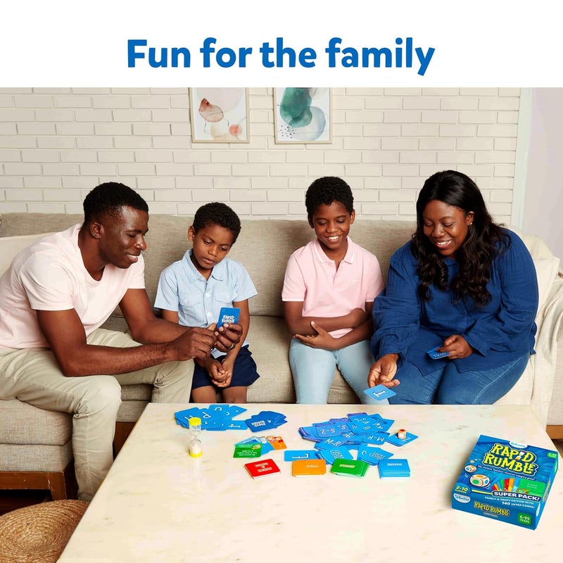 Skillmatics لعبة لوحية - حزمة رابد رمبل السريعة، إصدار العائلة والحفلات مع 140 بطاقة إضافية، ألعاب تعليمية، هدايا للأطفال، المراهقين والبالغين - Image 2