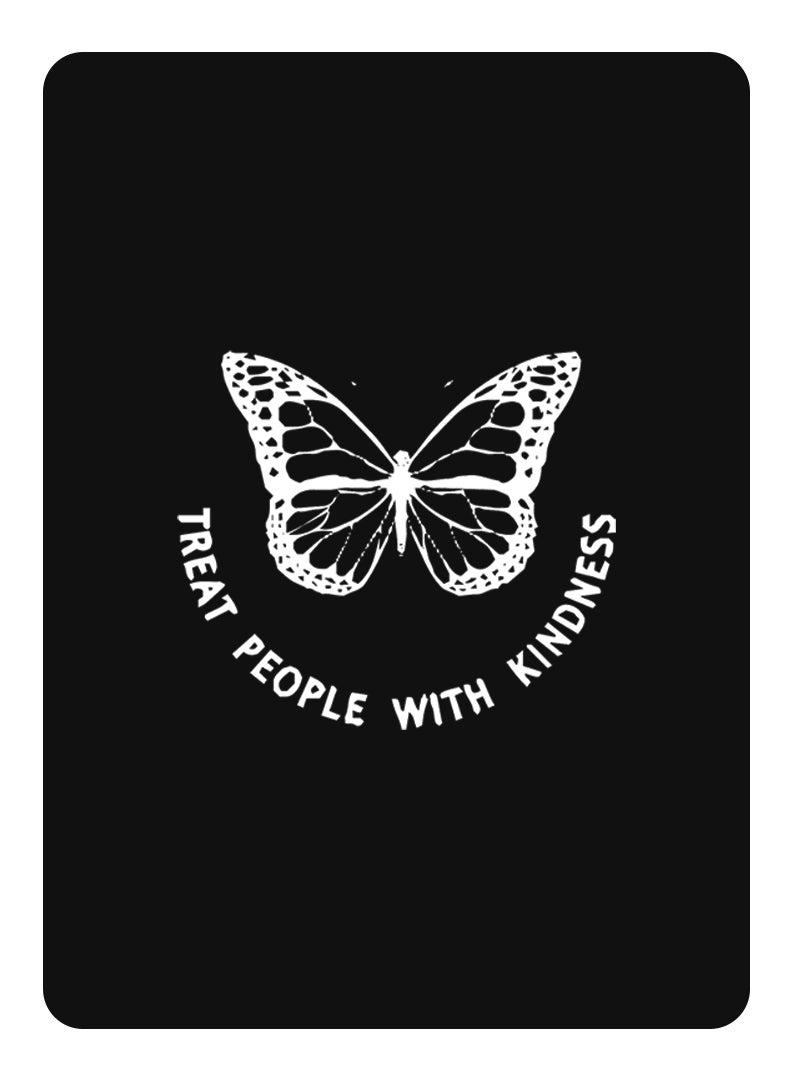 Theodor Protective Flip Case For Apple iPad Pro 12.9 With Trifold Stand Auto Wake Sleep Shockproof Cover Treat people with kindness white - Image 1