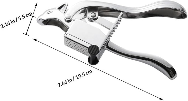Stainless Steel Garlic Press Manual Handheld Crusher Kitchen Gadget For Cooking - Image 2