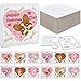Kuabiz 24 Pcs Valentines Puzzles Color Your Own Jigsaw Puzzles with 6 Cute Designs Coloring Crafts DIY Paper Puzzles Party Favors Gifts for Valentines Parties Group Projects Prizes Holiday Birthday Supplies - Image 2