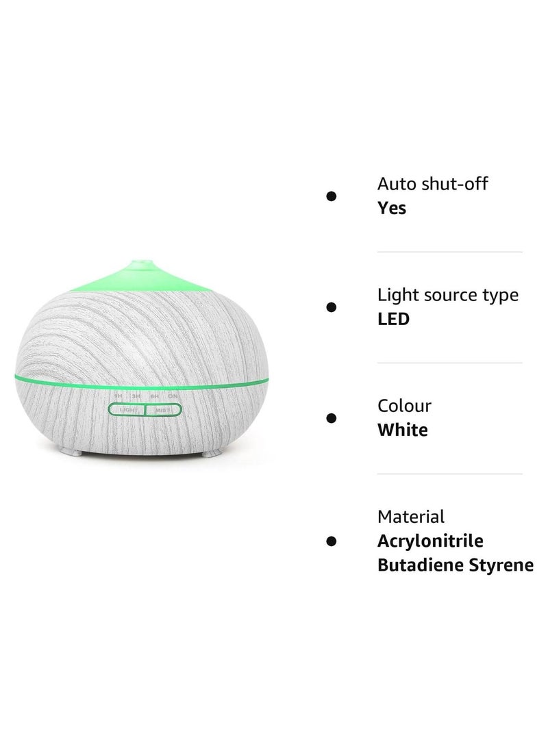 Generic - Essential Oil Diffuser Humidifier for Home: 400ml Aroma Air Oils Diffusers for Large Room - Ultrasonic Aromatherapy Vaporizer Cool Mist Humidifiers with LED Light for Bedroom - Image 1