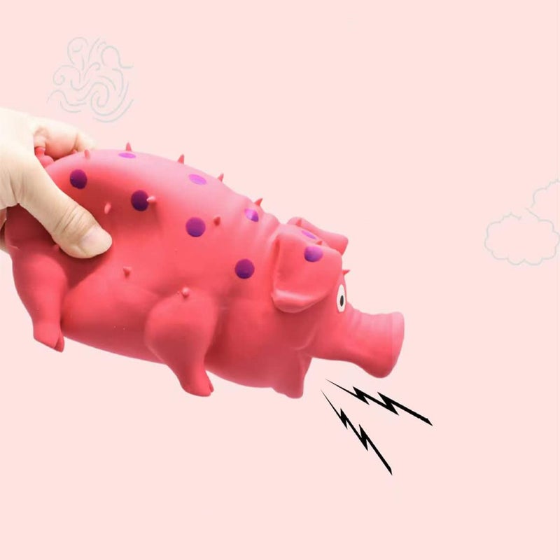 ZHENJIER Squeaky Pig Dog Toys, 2 Pack Grunting Pig Dog Toy That Oinks Grunts for Small Medium Large Dogs, Grunting Pig Sound Play Dog Toy - Image 5