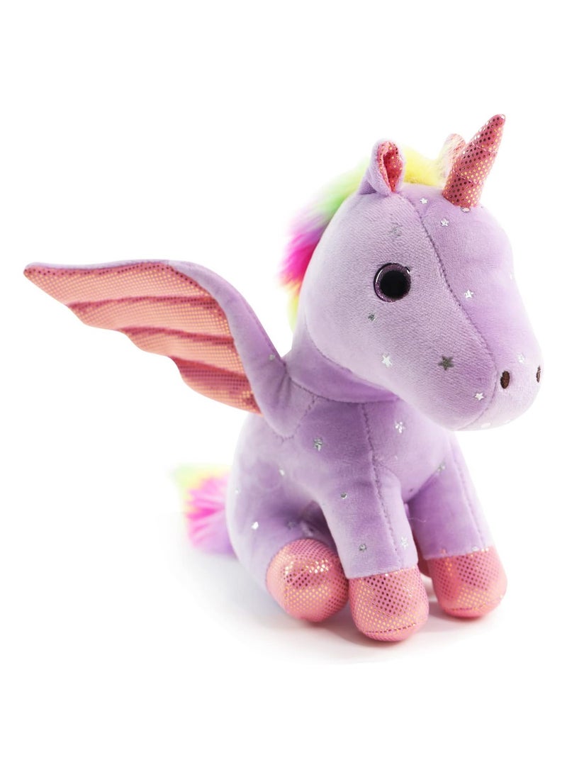 Generic - Unicorn Stuffed Animals 8 inch Cute Unicorn Gift Toys for Girls Unicorns Birthday Gifts Soft Plush Toys Set for Baby Toddler Girls Kids Decor - Image 1