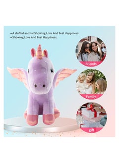 Generic Unicorn Stuffed Animals 8 inch Cute Unicorn Gift Toys for Girls Unicorns Birthday Gifts Soft Plush Toys Set for Baby Toddler Girls Kids Decor  - Image 4